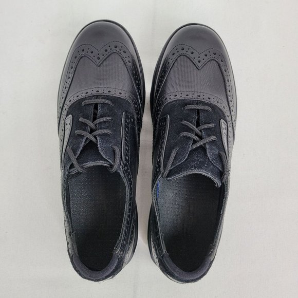 Fast Forward Technology Men\'s Dress Shoes Black Leather MC008 BBB US Size 7.5 main image 5